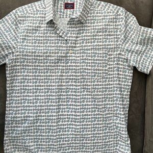 Untuckit Men's Large Slim Fit Short Sleeve Shirt